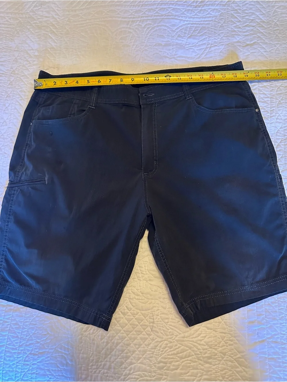 Hawke & Co Black Cargo Shorts with Multiple Pockets